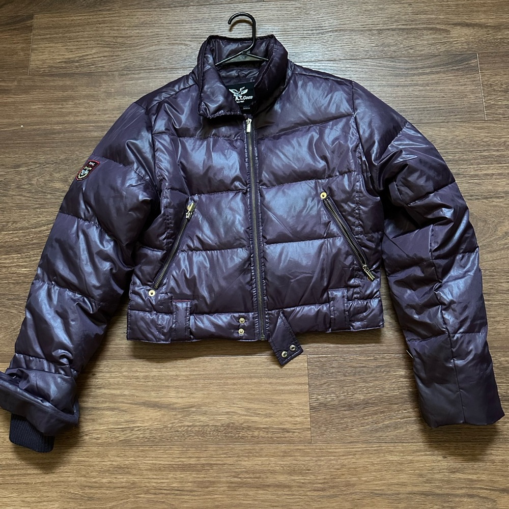 Triple FAT Goose  Purple Puffer Jacket Sz XXL